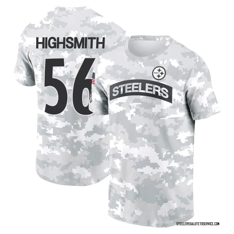 Men's Alex Highsmith Pittsburgh Steelers Camo Arctic 2024 Salute to Service Performance T-Shirt