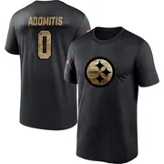 Men's Cal Adomitis Pittsburgh Steelers Black 2020 Salute To Service Performance T-Shirt