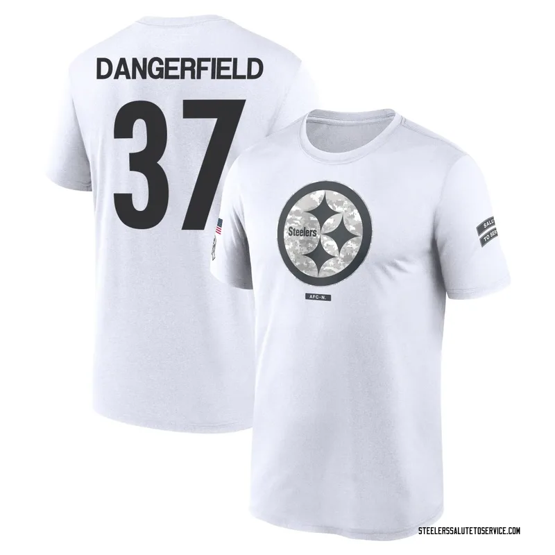 Men's Jordan Dangerfield Pittsburgh Steelers Legend White 2024 Salute to Service Performance T-Shirt