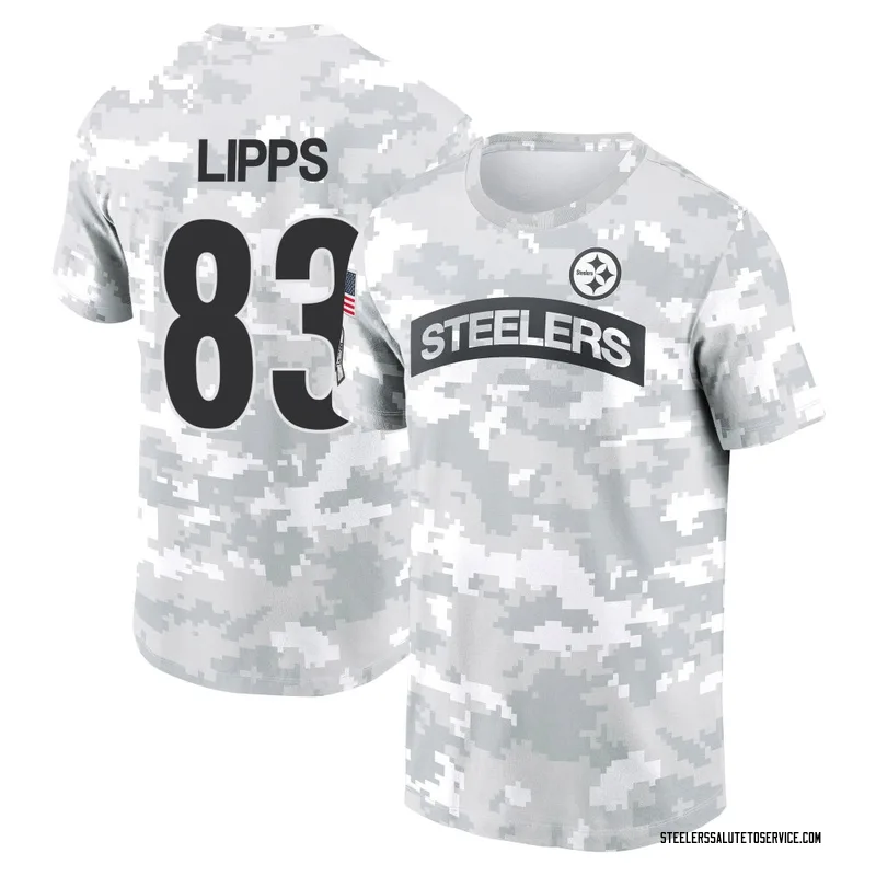 Men's Louis Lipps Pittsburgh Steelers Camo Arctic 2024 Salute to Service Performance T-Shirt