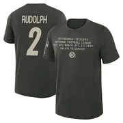 Men's Mason Rudolph Pittsburgh Steelers Green Dark/ 2025 Salute to Service Sideline Slub T-Shirt