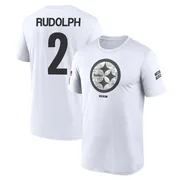 Men's Mason Rudolph Pittsburgh Steelers Legend White 2024 Salute to Service Performance T-Shirt