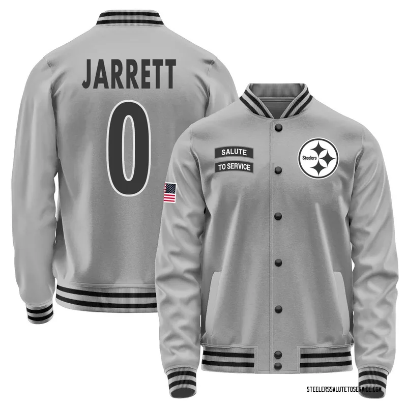 Men's Rakim Jarrett Pittsburgh Steelers Gray Salute to Service Performance Jacket