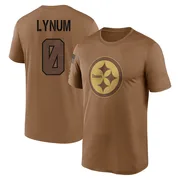 Men's Tamon Lynum Pittsburgh Steelers Legend Brown 2023 Salute To Service Performance T-Shirt