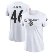 Women's Forrest Rhyne Pittsburgh Steelers Legend White 2024 Salute to Service Performance T-Shirt
