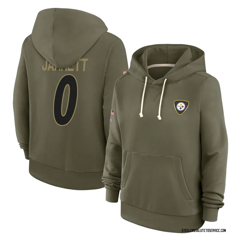 Women's Rakim Jarrett Pittsburgh Steelers Olive 2025 Salute to Service Hoodie
