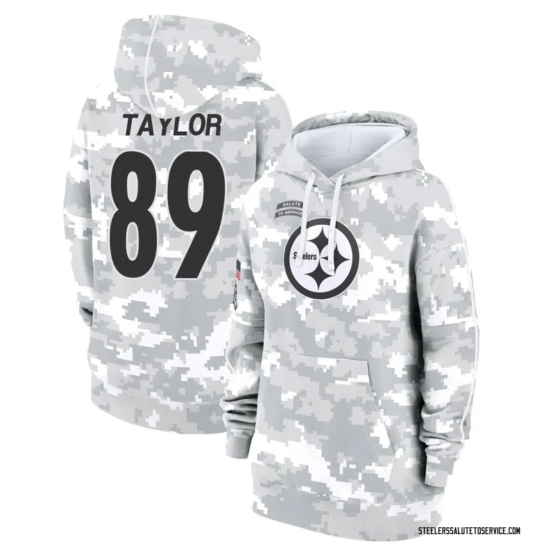 Women's Roc Taylor Pittsburgh Steelers Camo Arctic 2024 Salute to Service Club Fleece Pullover Hoodie