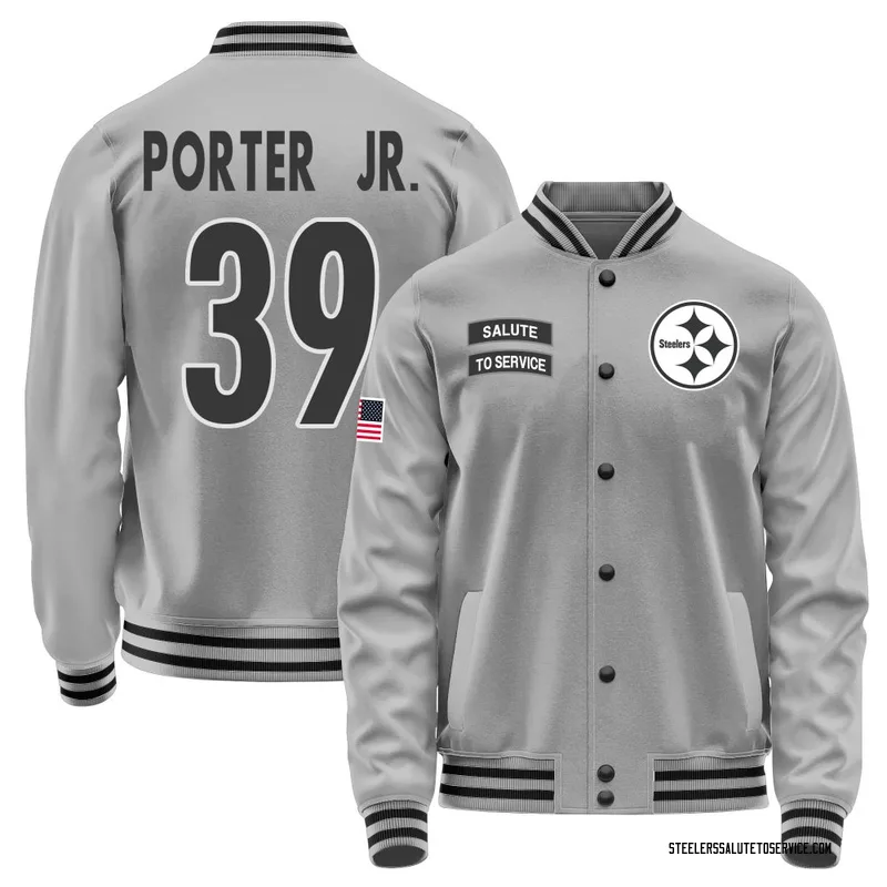 Youth Daryl Porter Jr. Pittsburgh Steelers Gray Salute to Service Performance Jacket
