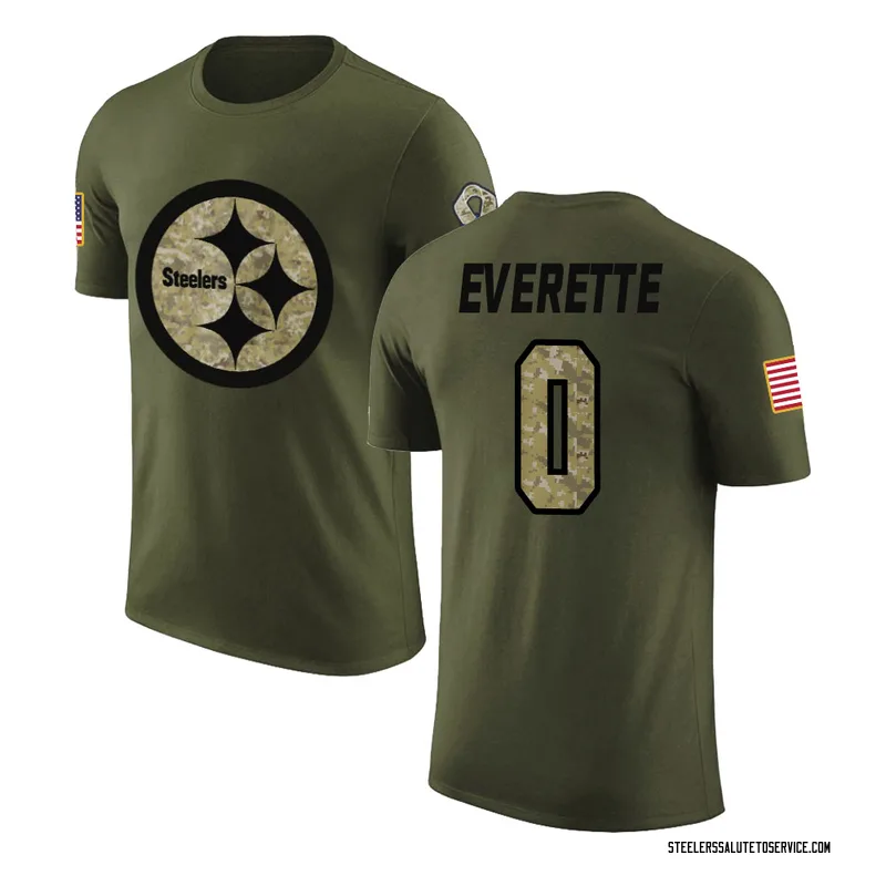 Youth Daylen Everette Pittsburgh Steelers Legend Olive Salute to Service T-Shirt