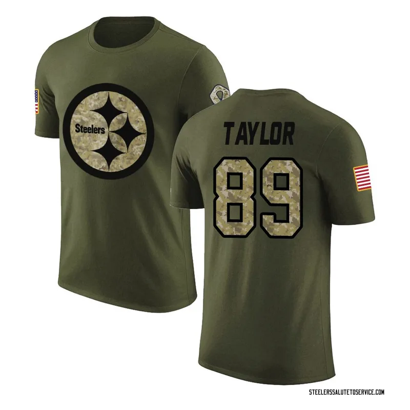 Youth Roc Taylor Pittsburgh Steelers Legend Olive Salute to Service T-Shirt